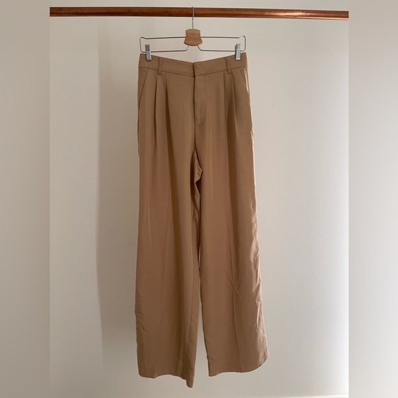 ZARA Pleated Wide Leg Trouser - Picture 4 of 6